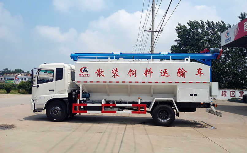 東風(fēng)天錦20立方散裝飼料車(chē)